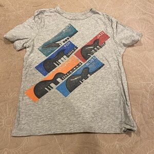 Gap Kids Guitar Rock Pop Jazz Country Blues T-Shirt Short Sleeve Boys M